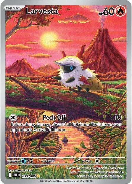 Larvesta - 099/086 - Illustration Rare